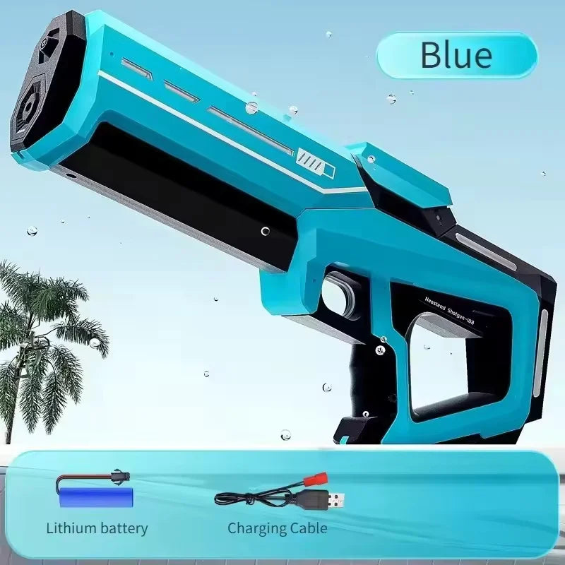 Outdoor Shooting Games Electric Water Gun Toys for Kids Automatically Absorb Water Squirt Guns Children Summer Beach Pool Toy