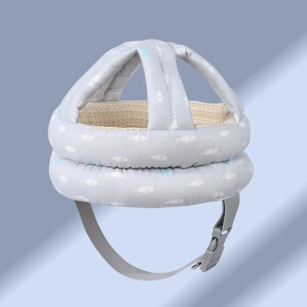 Breathable Toddler Protective Headgear Adjustable Safe Infant Anti-crash Caps Protective Infant Head Protection Baby Hat Gift