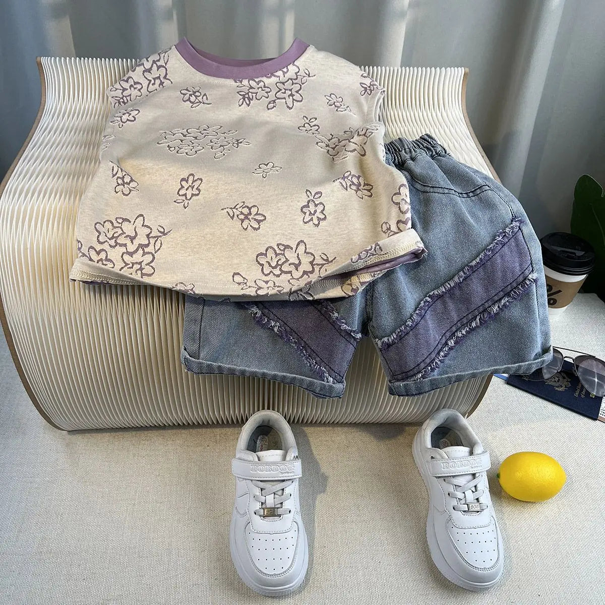 Outdoor Clothes for Children Boys Summer Kids Baby 2PC Sleeveless Top & Pants Shorts Sporty Outfit Premium Cotton 2-10 Years Old