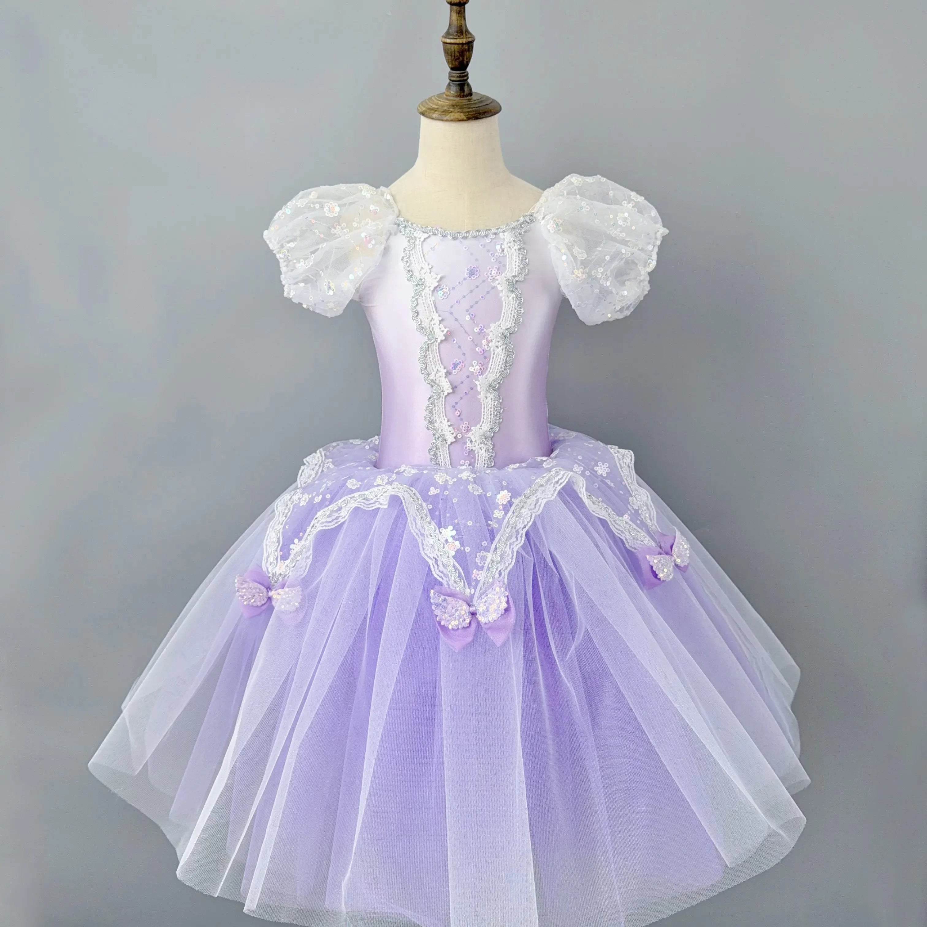 Ballet Performance Tutu Dress Girls Dance Wear Outfit Children Stage Clothing Fashion Ballet Dresses Princess Vestido Kids