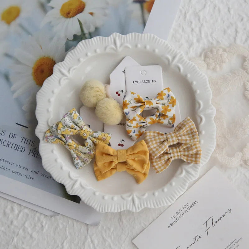 Children's Headwear Hair Accessories for girls, Elastic Hair Bow for baby, Cute Hair ties, Lovely Hair Rope