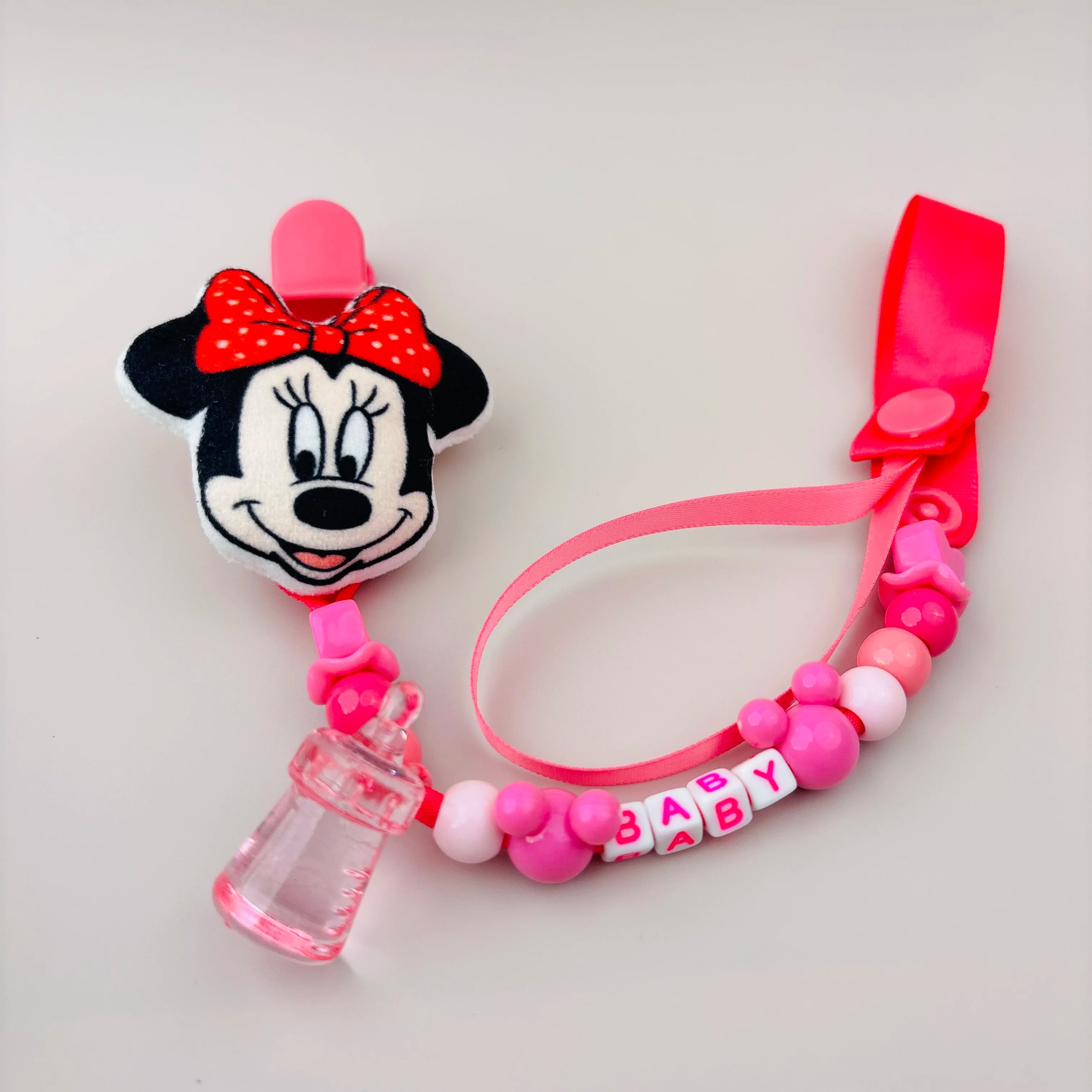 Baby pacifier clip newborn cartoon pacifier chain baby stroller chain baby pacifier anti-drop clip