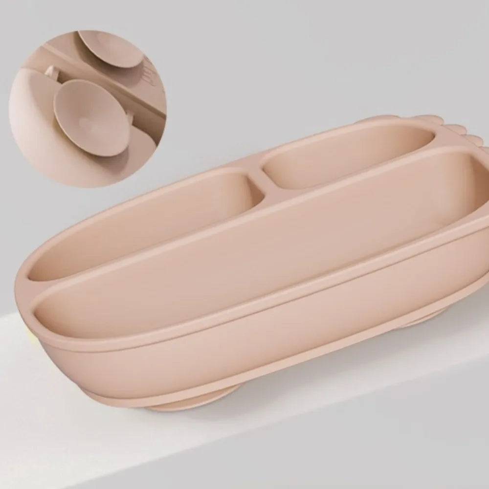 6-Piece Silicone Baby Feeding Set Suitable for Self-Weaning Infants BPA-Free Baby Feeding Set An Essential Gift for Newborns