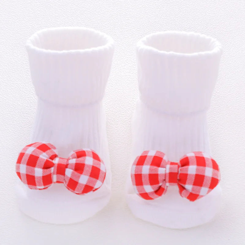 Baby Socks Girls Clothes Boys Slipper Newborn Accessories Anti Slip Bow Lion Cute Kids Toddlers Children Gift Infant Stuff Toy