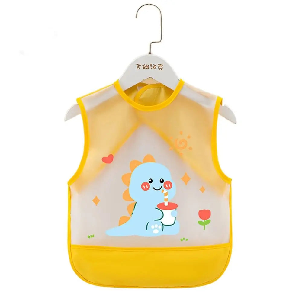 Cartoon Animal Pattern Baby Feeding Bib Anti-dirty Sleeveless Sleeveless Bibs Rabbit Comfortable Saliva Towel Burp Apron Summer