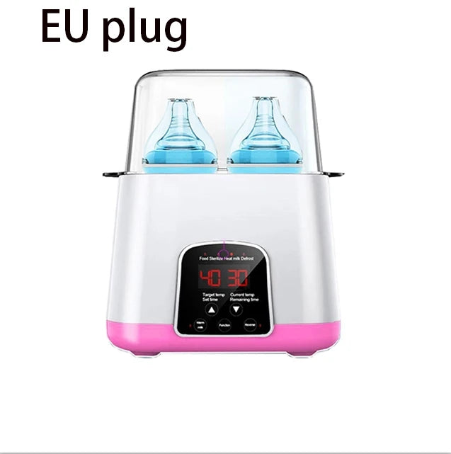 Bottle Warmer Sterilizer 2-in-1 Smart Temperature Control Fast Heating Breast Milk Defrosting Essential