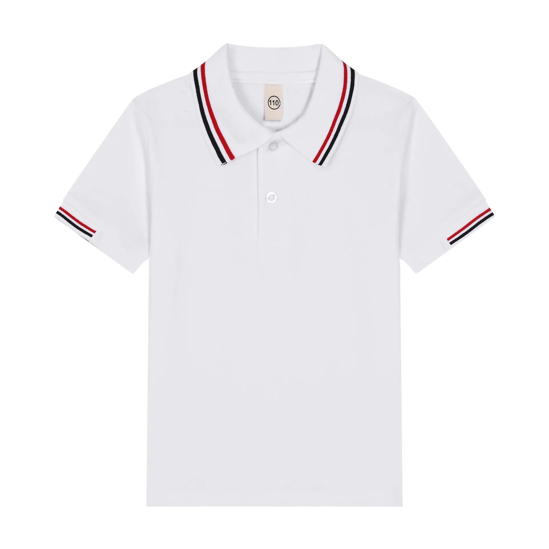 Kids T Shirt Baby Boy Toddler Polo Shirts for Children's Clothing Boys Clothes Cute Korean Polos Striped White Blue Summer Tops