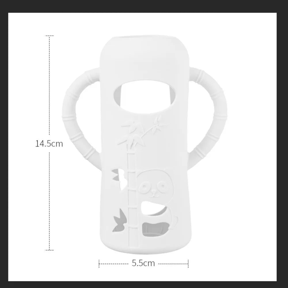 Multi-functional Baby Bottle Handle Soft Anti Breakage Normal Neck Bottles Easy Grip Baby Bottle Sleeves for Dr. Brown's