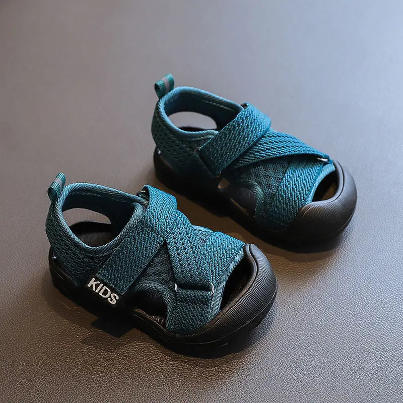 Boy Sandals 2025summer New Baby Walking Shoes Soft Sole Girls' Sandals Mesh Shoes Children's Sandals Versatile Children's Shoes