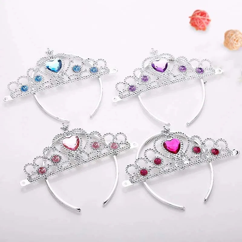 Children Tiara Headdress Headwear Cute Princess Crowns Hairband Headdress For Girls Kids Headband Accessories