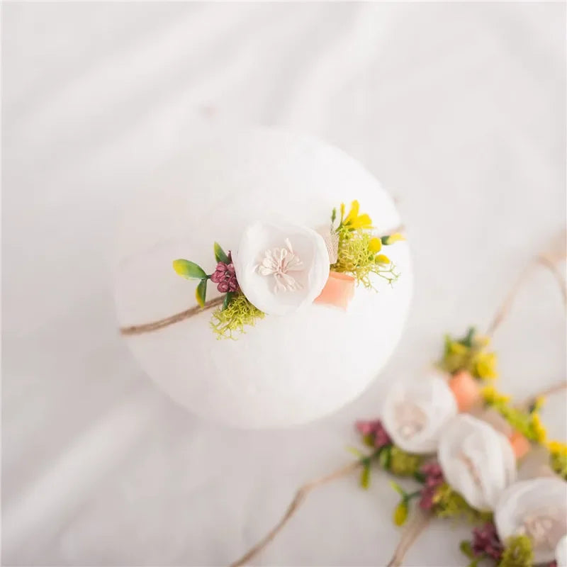 Kids Toddler  Newborn Headband  Baby Girl Hearband Hair Accessories Flower Girl Headwear Newborn Photography Props