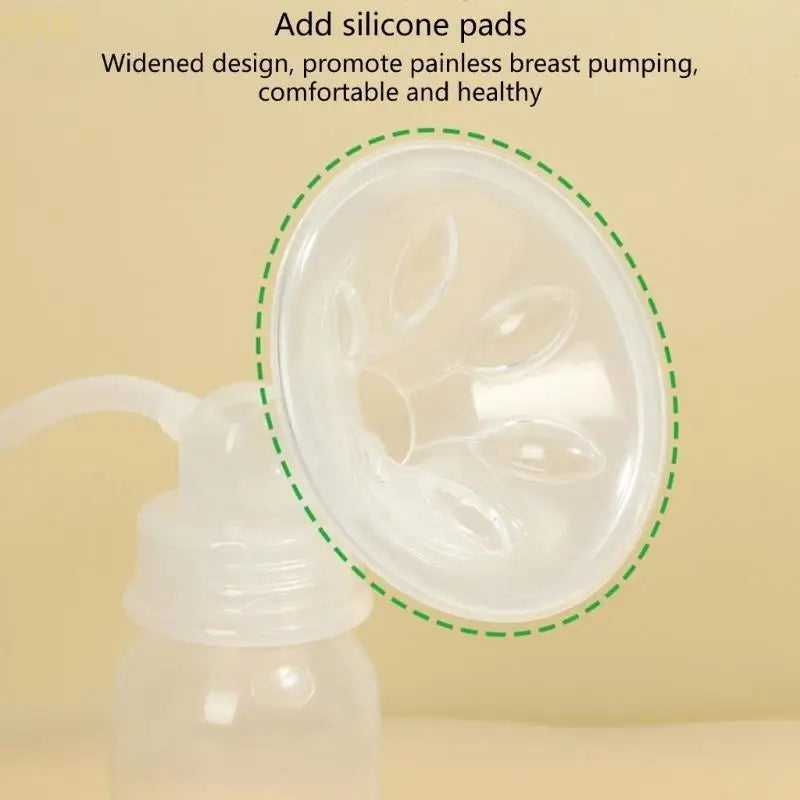 090B Handpulled Breast Pump Portable Milk Extractors & Feeding Bottle 125ml Capacity