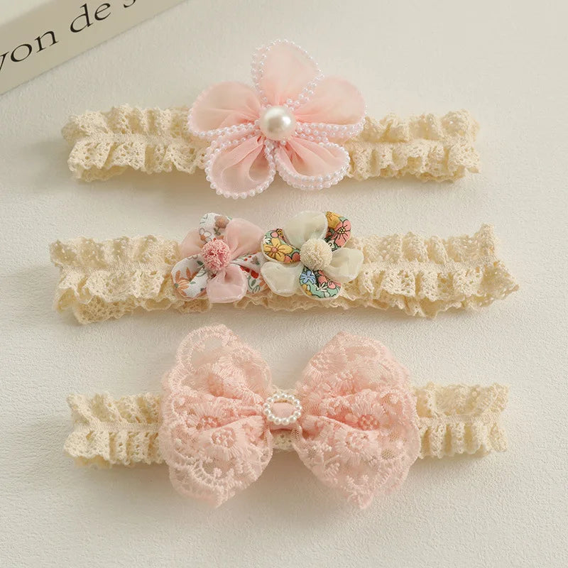 Elastic Flower Baby Girls Headband