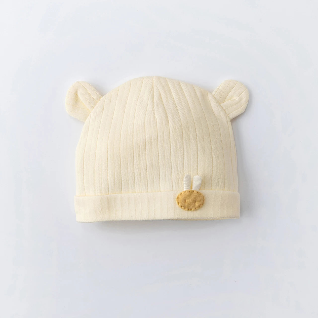 0-3 Months Newborn Fetal Hats Korean Cute Soft Cotton Boy Girl Autumn Winter Warm Beanies Caps Solid Color Infant Kids Bonnets