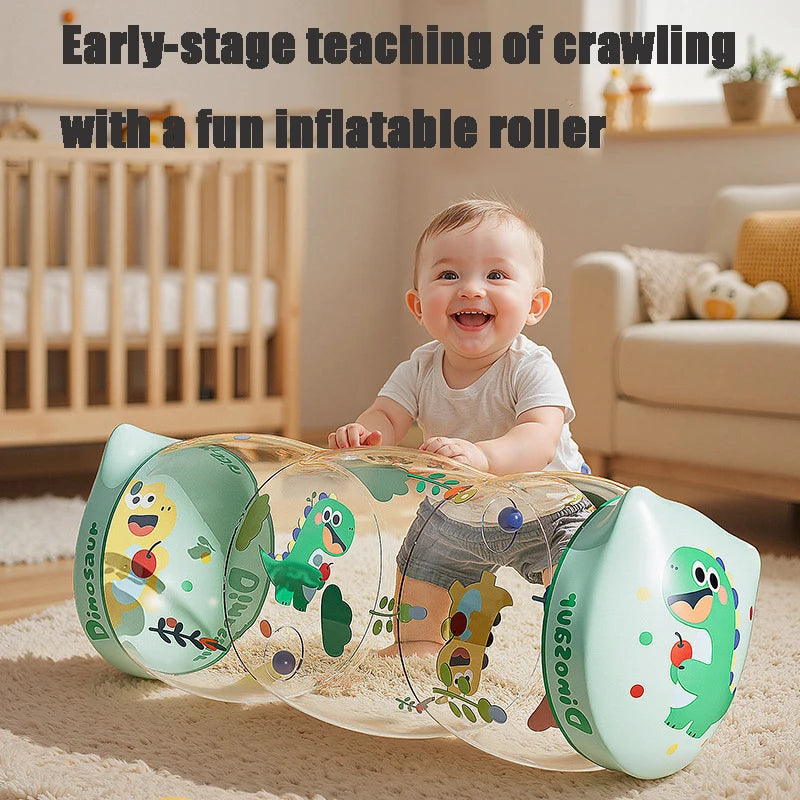 Inflatable Crawling Roller Toy for infants  toddlers  practice crawling Development Sensory Toys 0 12 Months