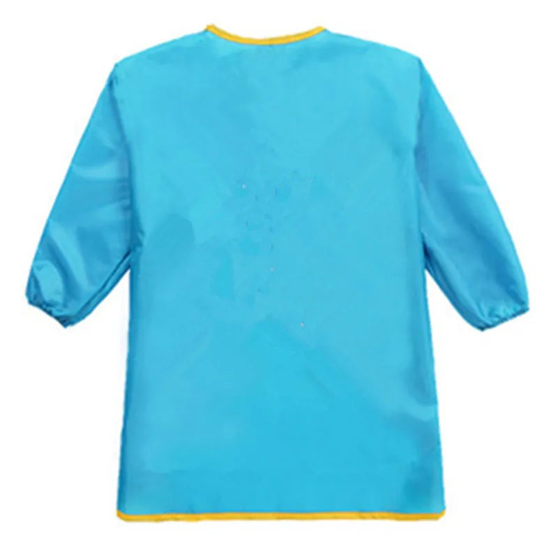 Baby Boys Girls Feeding Bibs Long Sleeve Apron Waterproof for Kids School Painting Drawing Children DIY Art Scraft Smock