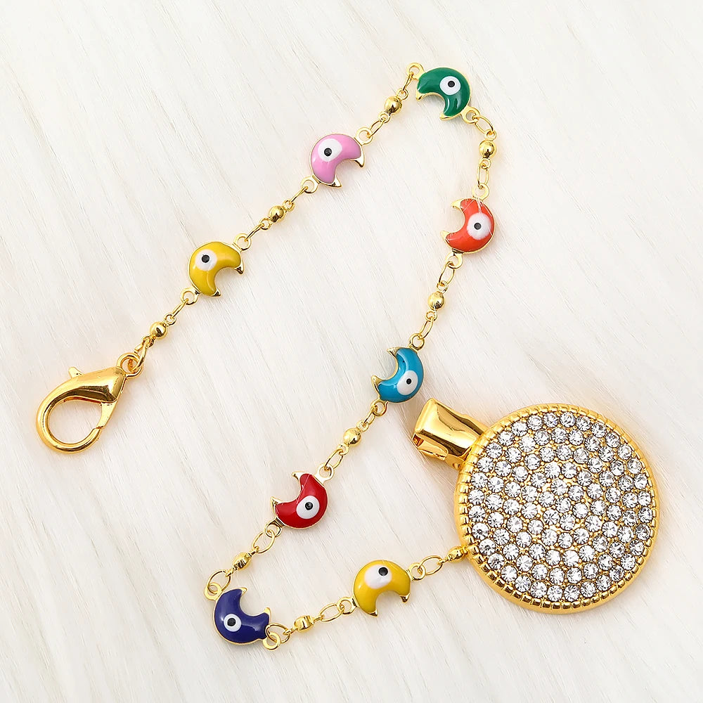Luxury Pacifier Clips Bling New Design For Newborn Babies Alphabet Infant Pacifier Unique Baby Shower chupetes para bebes