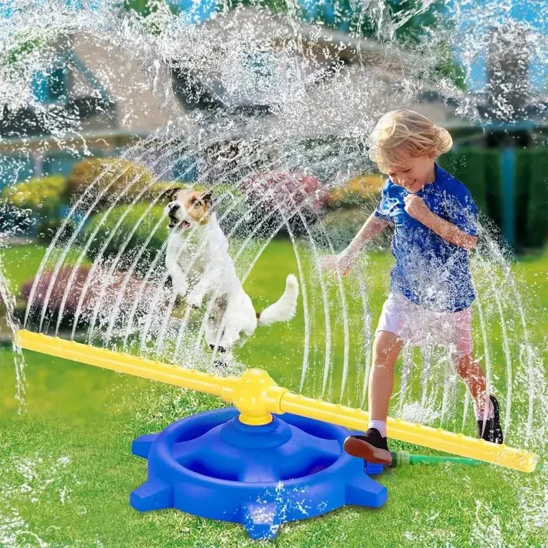 Water Sprinkler Toys for Children Outdoor Garden Backyard Lawn 360 Degree Rotating Sprinkler Water Toy Party Game Kids Spray Toy