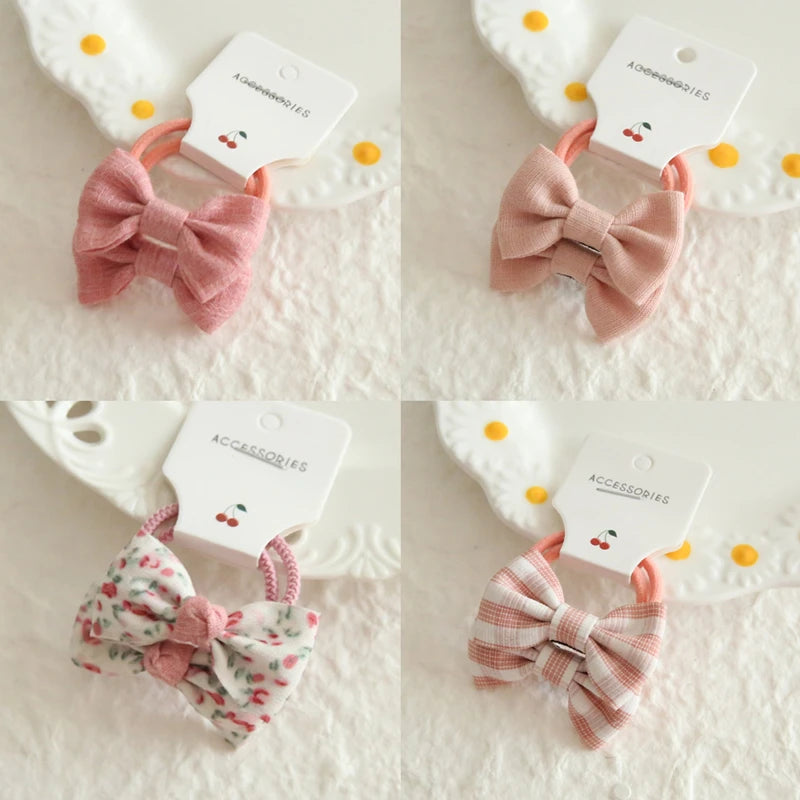 Children's Headwear Hair Accessories for girls, Elastic Hair Bow for baby, Cute Hair ties, Lovely Hair Rope