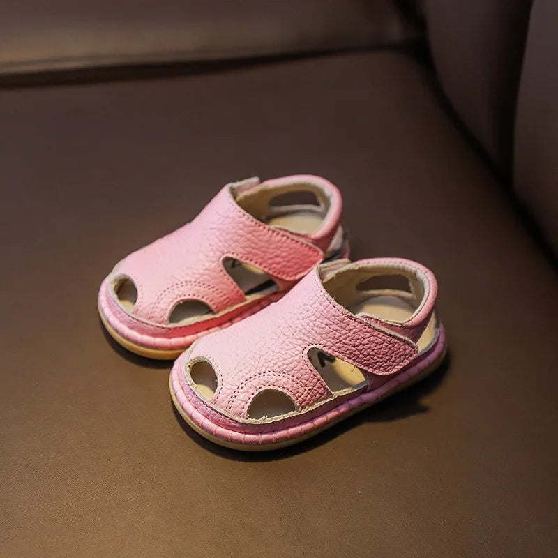 Baby Sandals Toddler Boys First Walkers Newborn Girls First Shoes Indoor Soft Sole Infant Sandals Summer Beach Baby Shoes