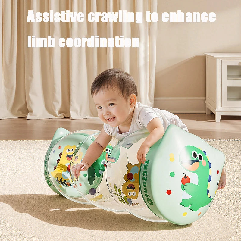 Inflatable Crawling Roller Toy for infants  toddlers  practice crawling Development Sensory Toys 0 12 Months