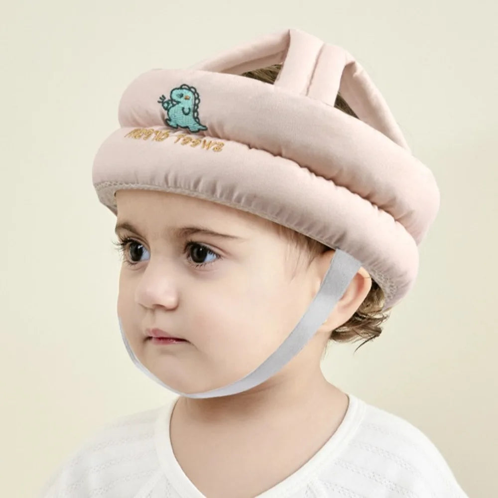 Breathable Toddler Protective Headgear Adjustable Safe Infant Anti-crash Caps Protective Infant Head Protection Baby Hat Gift