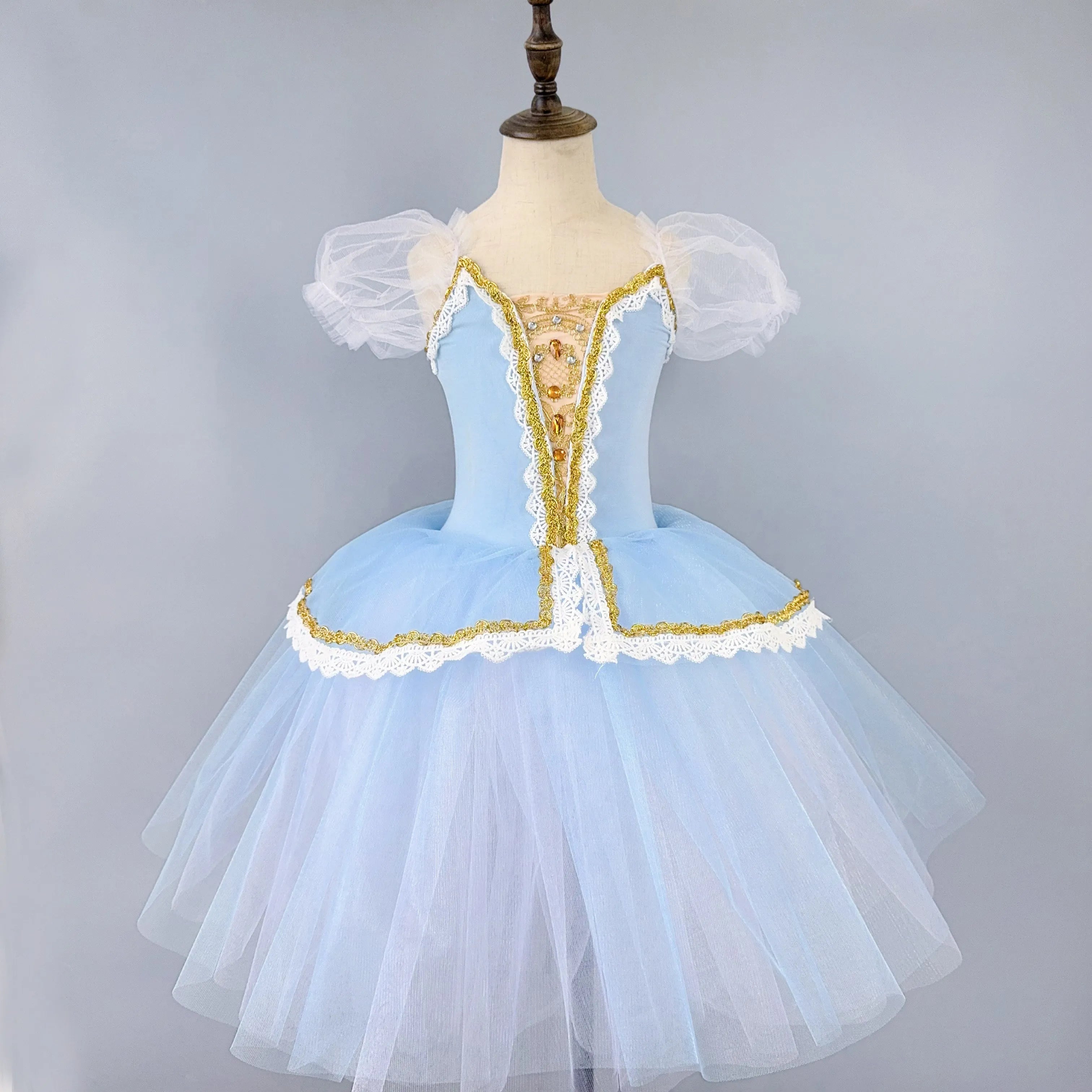 Ballet Performance Tutu Dress Girls Dance Wear Outfit Children Stage Clothing Fashion Ballet Dresses Princess Vestido Kids