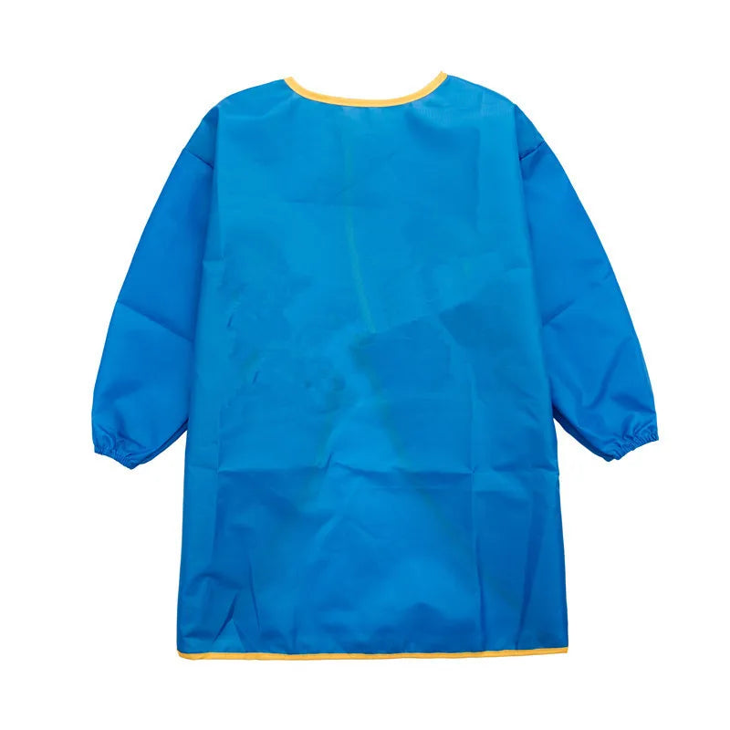 Baby Boys Girls Feeding Bibs Long Sleeve Apron Waterproof for Kids School Painting Drawing Children DIY Art Scraft Smock