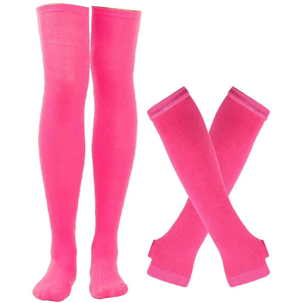 Toddler Girls Socks Student Striped Socks Daily Wear Teenage Disguise Christmas Halloween Carnival Socks