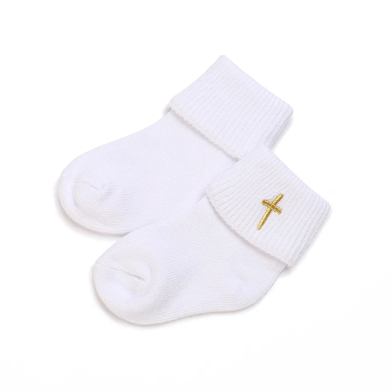 4 Pairs Of Pure Cotton Soft Baby Socks Are Breathable Skin Friendly And Non Pilling Socks For Newborns Aged 0-18 Months