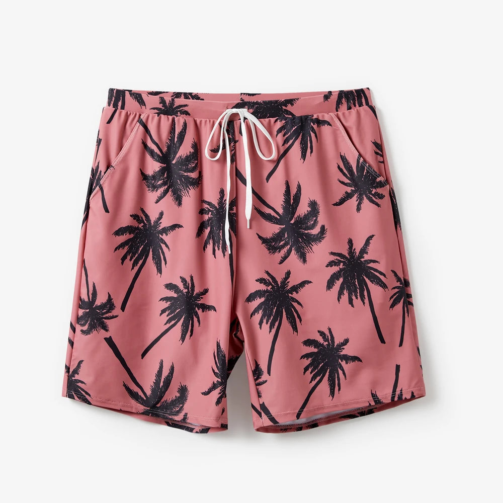 Family Matching Flora Swim Trunks or Strap two-piece Swimsuit