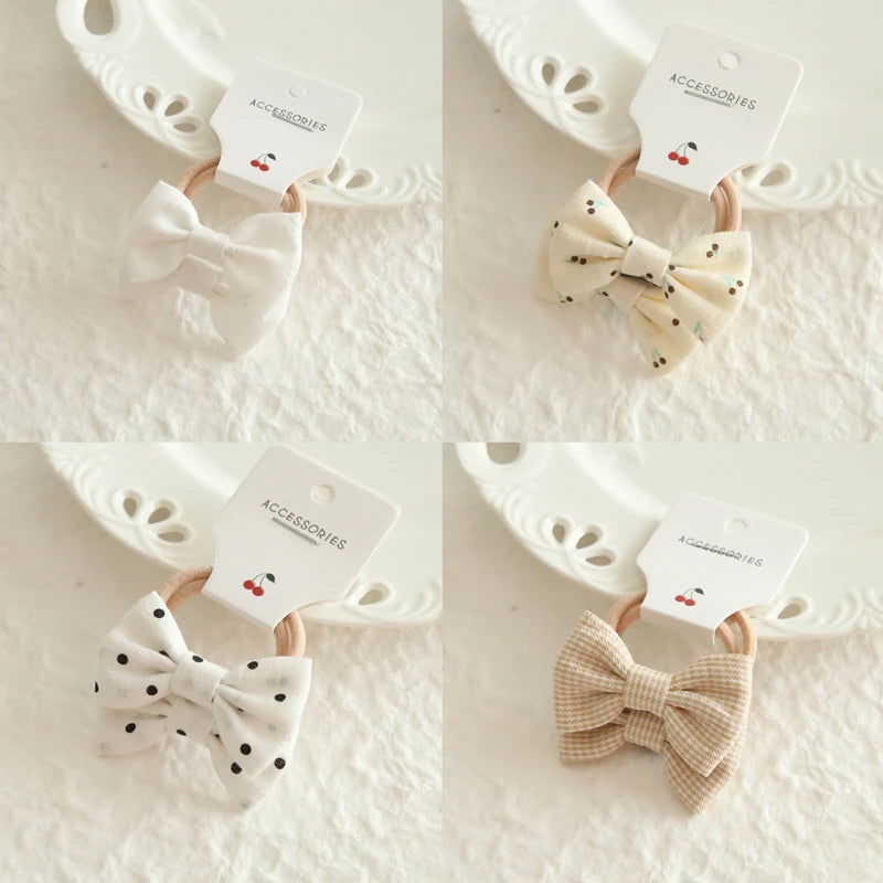 Children's Headwear Hair Accessories for girls, Elastic Hair Bow for baby, Cute Hair ties, Lovely Hair Rope