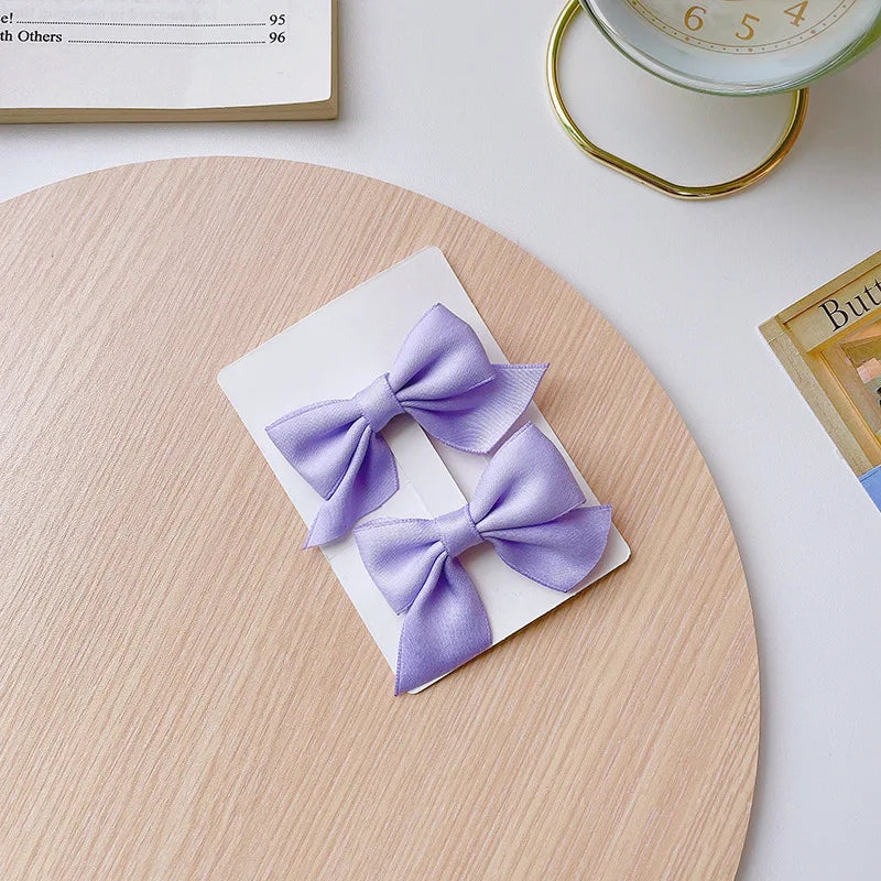 2026 New Little Girl Hair Accessories Childrens Hair Clip Bow Headband Girls Internet Celebrity Clip Baby Hair Clip