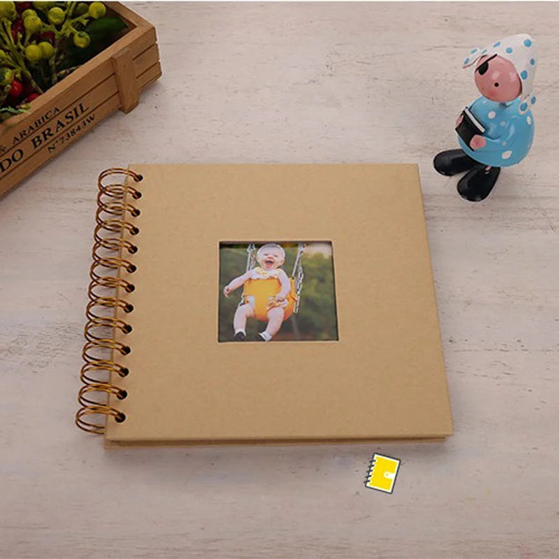 1Pc Baby Growth Record Commemorative Photo Album with 20 Sheets, Baby Kids Book Photo Keepsake for New Parents Christmas Gift