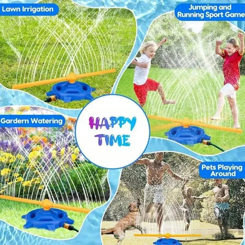Water Sprinkler Toys for Children Outdoor Garden Backyard Lawn 360 Degree Rotating Sprinkler Water Toy Party Game Kids Spray Toy