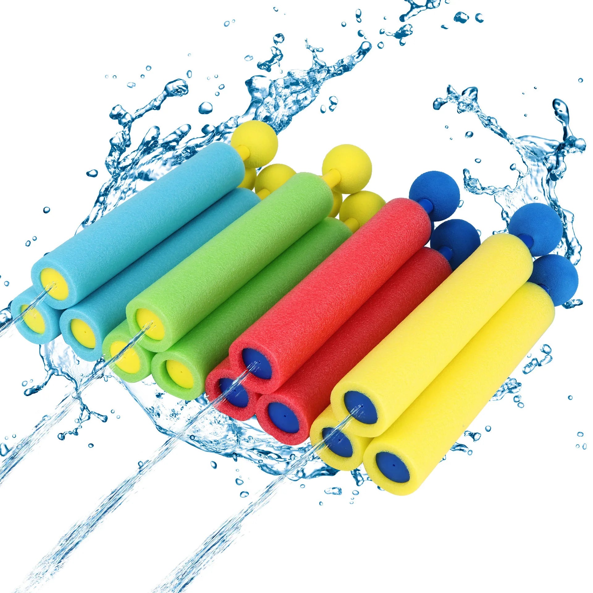 1 Piece of Kidsren's Toys, New Summer Pull-Out Water Cannon Kidsren's Mini Foam Water Gun, Outdoor Beach Water Cannon Toy, Suitable for Boys and Girls, Suitable for Various Holiday Gifts in Summer