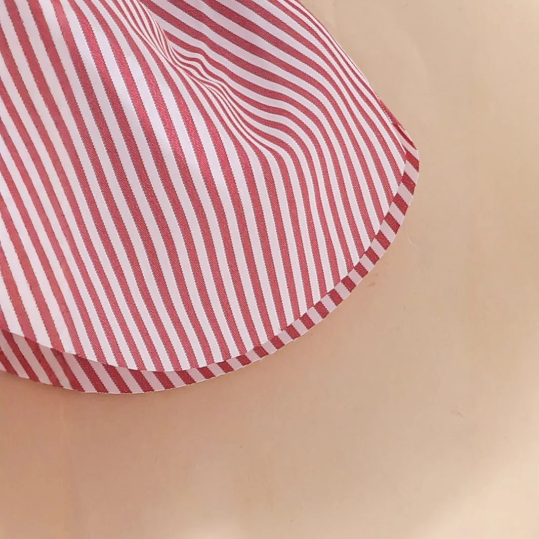 2025 Baby Summer Clothes Cute Puppy Pattern Ha Dress Princess Dress Baby Girl Cute Fashion Ha Dress