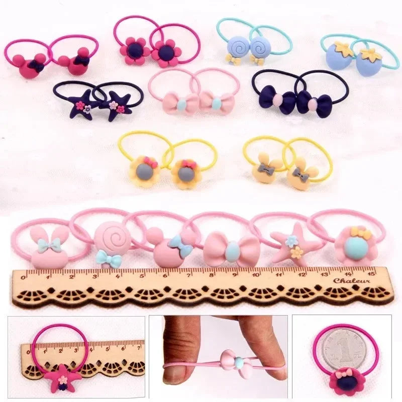 Newborn Baby Girl Hair Accessories Set - 40pcs Hair Clips, Rings, and Jewelry Box Gift for Stylish Little Princesses
