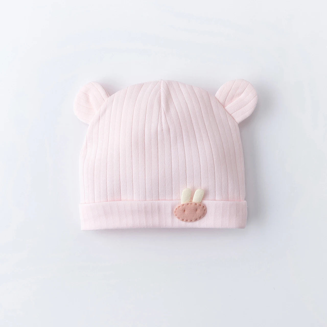 0-3 Months Newborn Fetal Hats Korean Cute Soft Cotton Boy Girl Autumn Winter Warm Beanies Caps Solid Color Infant Kids Bonnets