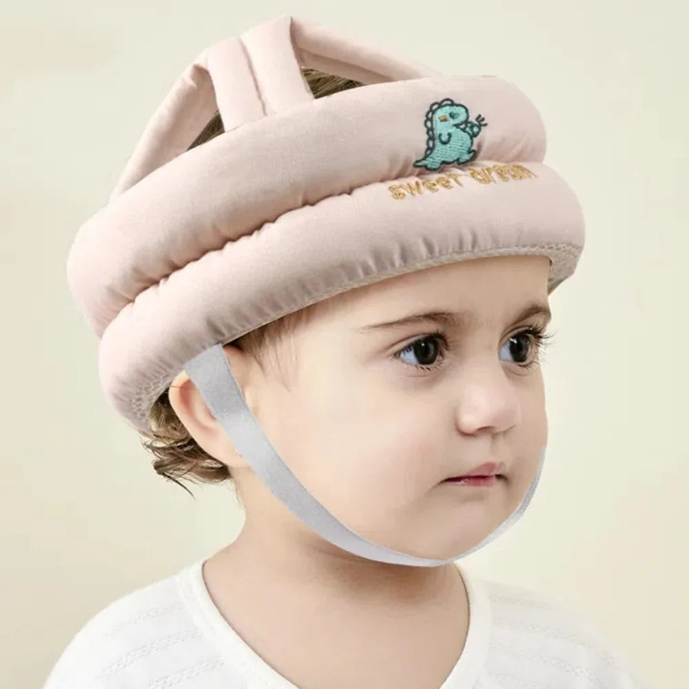 Breathable Toddler Protective Headgear Adjustable Safe Infant Anti-crash Caps Protective Infant Head Protection Baby Hat Gift