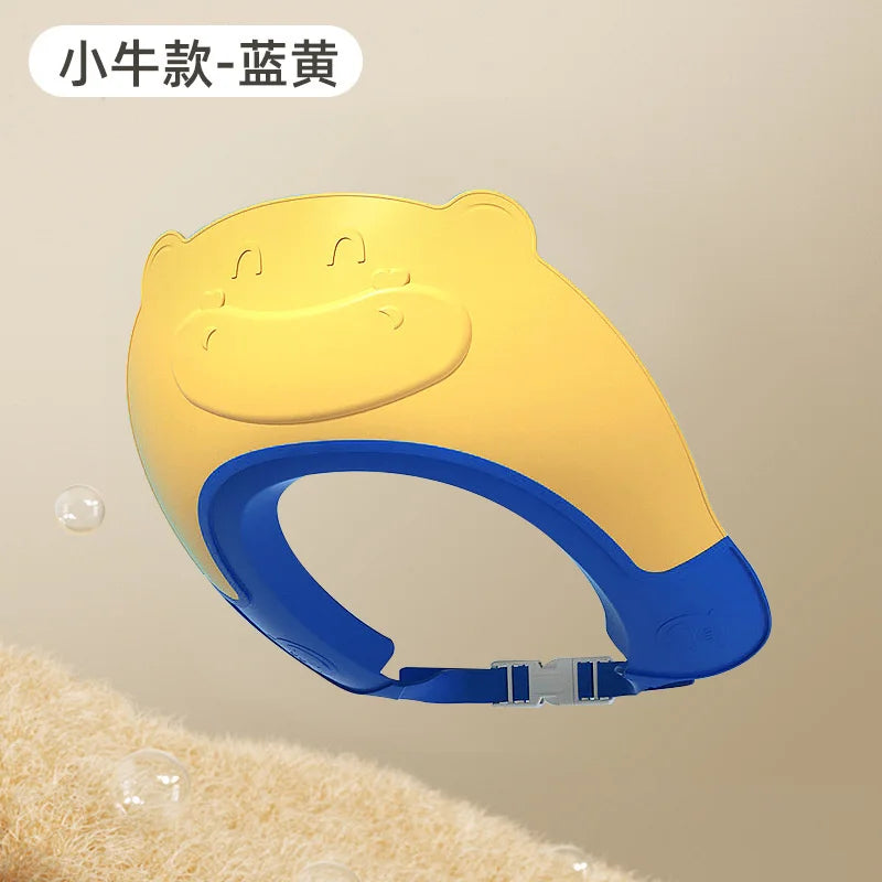 Upgrade Baby Shower Cap Shield Visor Baby Hat For Eye and Ear Protection Adjustable 0-12 Years Children Washing Hair Care Tool
