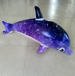 Swimming Pool Toy Colorful Inflatable Dolphin Inflatable Toy Beach Ocean Themed Party Float Water Sports Toys for Kids Gifts
